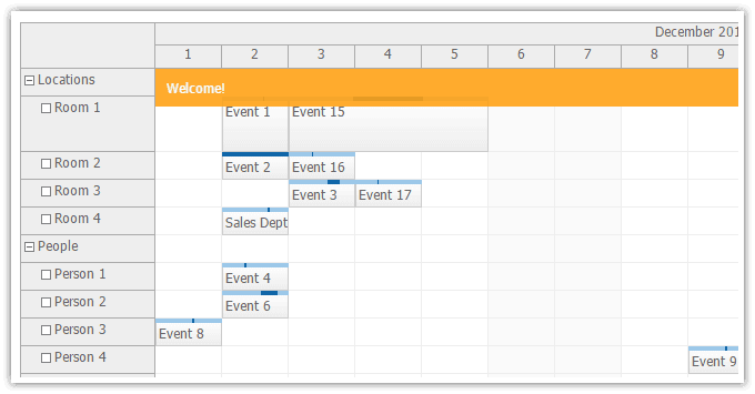 DayPilot Pro for ASP.NET MVC